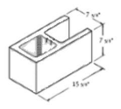 A-block concrete block