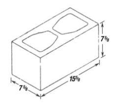 Pier block concrete block